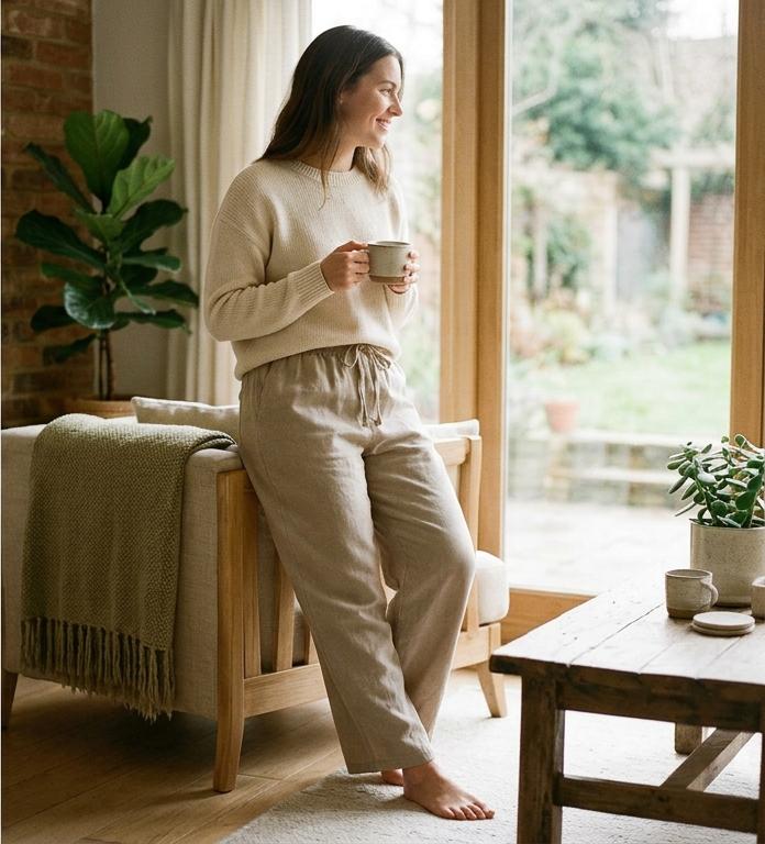 Soft Lounge Trousers for Men & Women | Relaxed Fit Comfort Pants